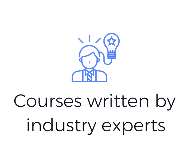 courses written by industry experts